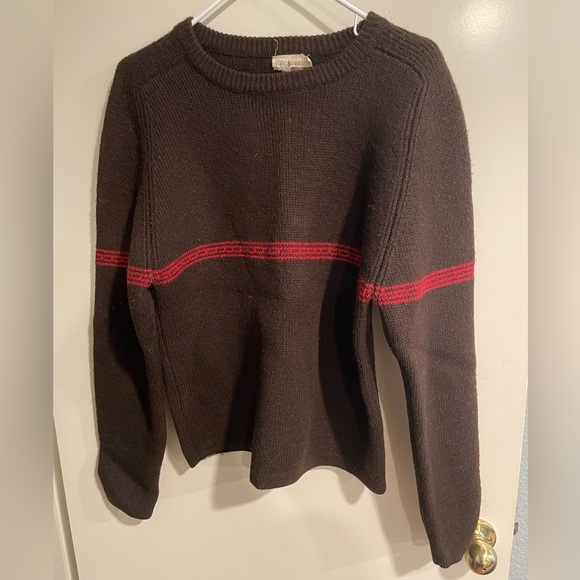 90s j.crew stripe wool knit vintage Vintage 1990s J Crew Stripe V